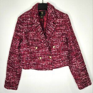 REVOLVE Red Tweed Ski Jacket